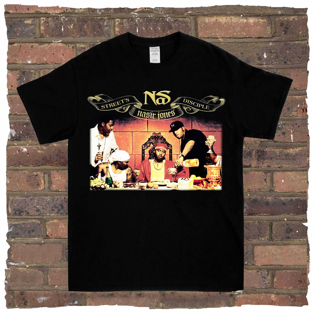 NAS Street's Disciple】VINTAGE RAP T-